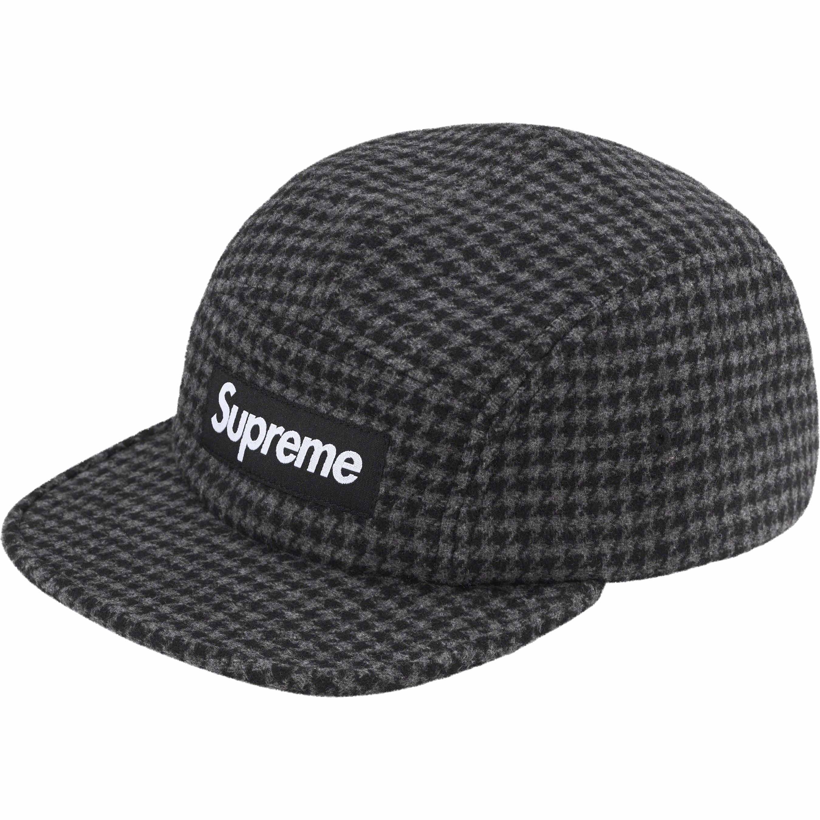 Houndstooth Wool Camp Cap view 8
